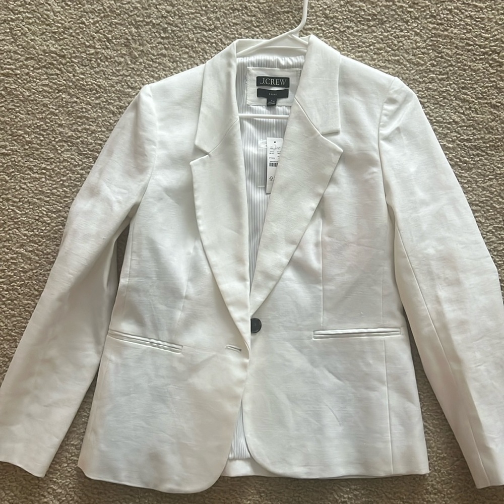 J Crew Parke linen blazer NWT sz 6